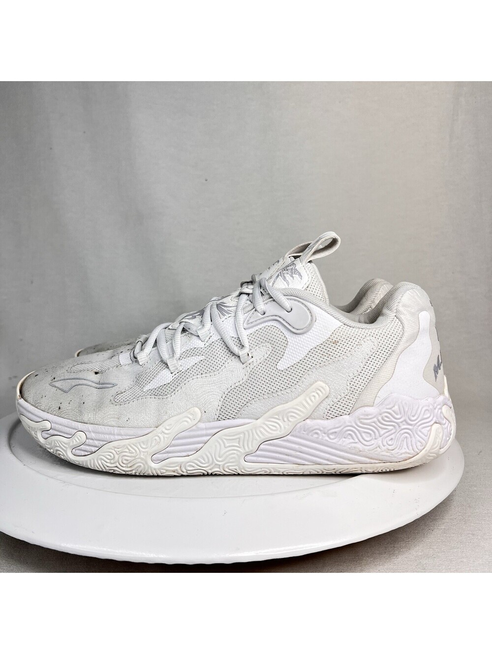 Puma Lamelo Rare M.E.l.o. 1 Of 1 Low Basketball Sneakers White Ivory Men’s 10.5